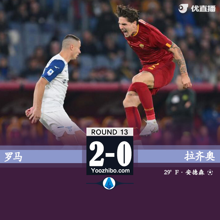 拉齐奥在客场1-0击败罗马带走三分