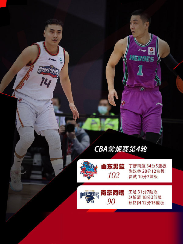 10月24日 CBA常规赛 同曦vs山东 全场录像及集锦